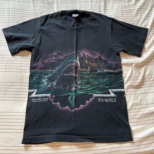 Vintage Sea World - Great White Shark (Carcharodon carcharias)